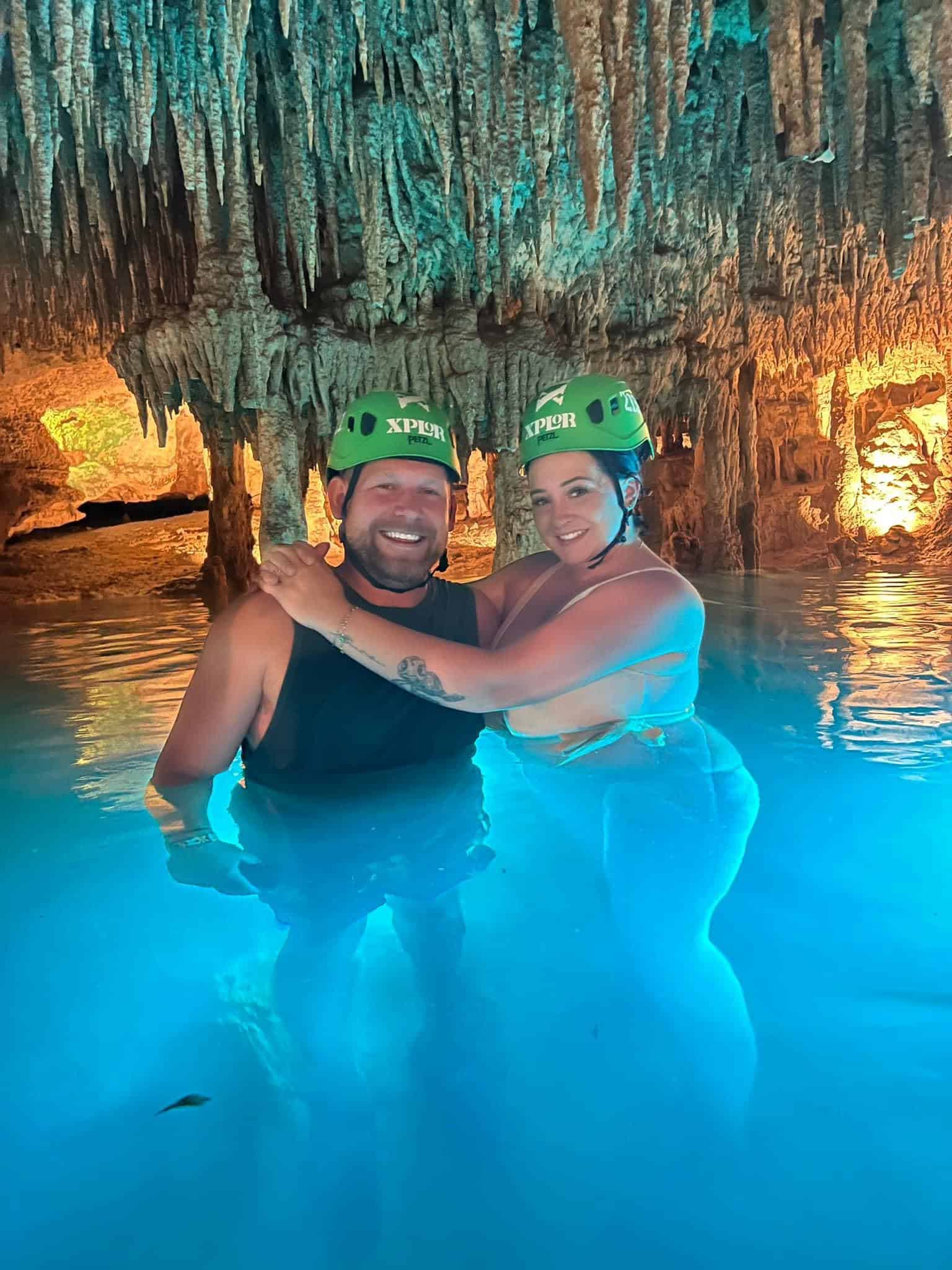 A couple enjoying an adventure together